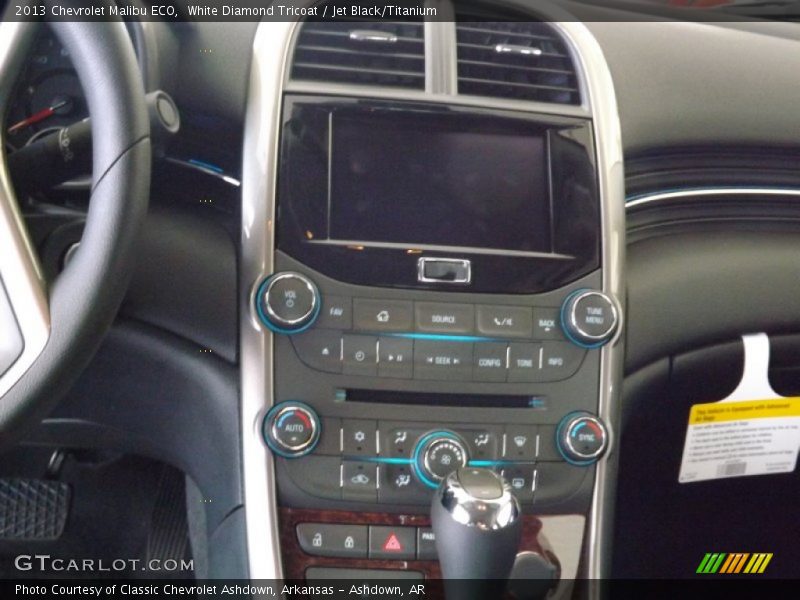 White Diamond Tricoat / Jet Black/Titanium 2013 Chevrolet Malibu ECO