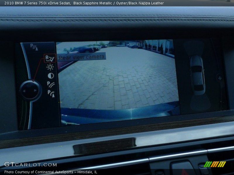 Black Sapphire Metallic / Oyster/Black Nappa Leather 2010 BMW 7 Series 750i xDrive Sedan