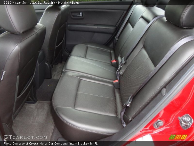 Red Brick Metallic / Beige 2010 Nissan Sentra 2.0 SL