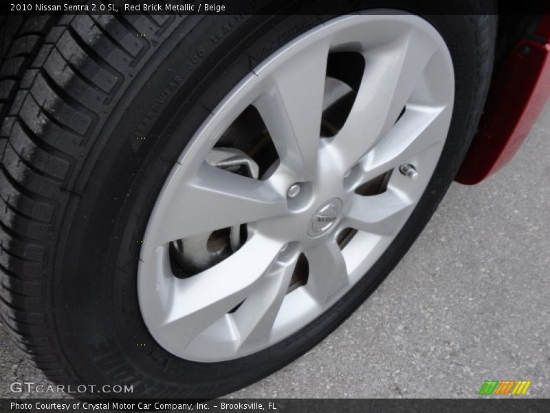 Red Brick Metallic / Beige 2010 Nissan Sentra 2.0 SL