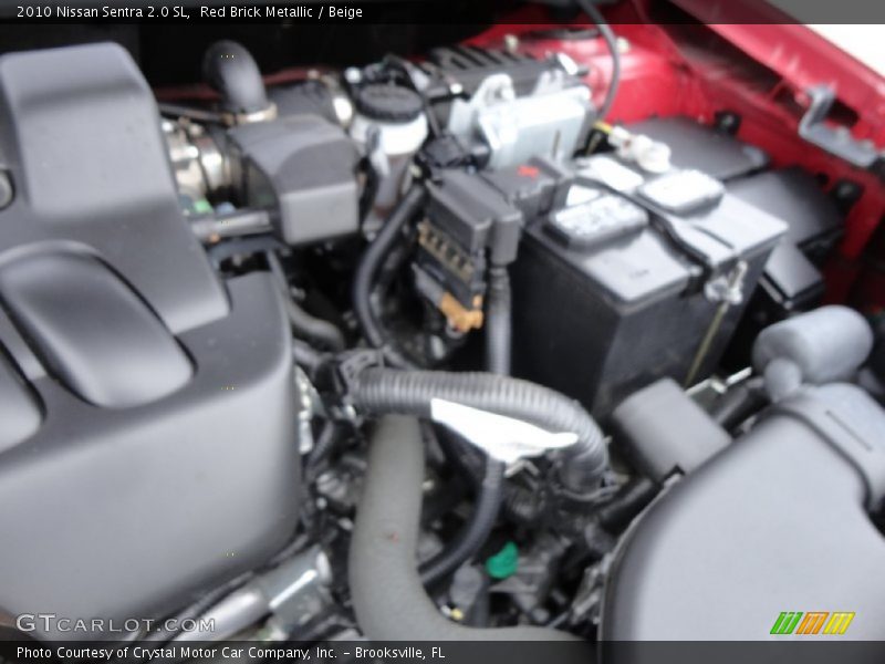 Red Brick Metallic / Beige 2010 Nissan Sentra 2.0 SL
