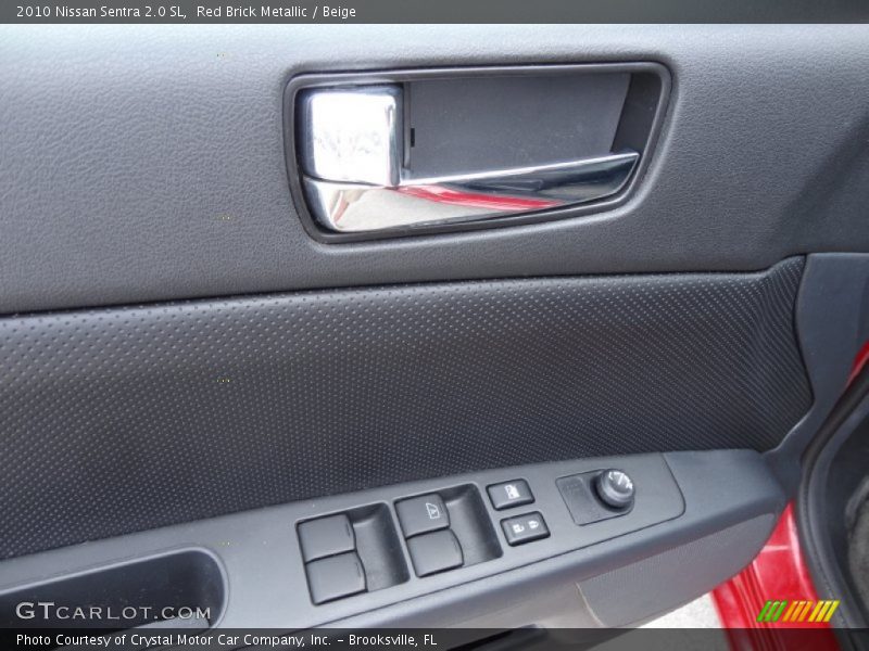 Red Brick Metallic / Beige 2010 Nissan Sentra 2.0 SL