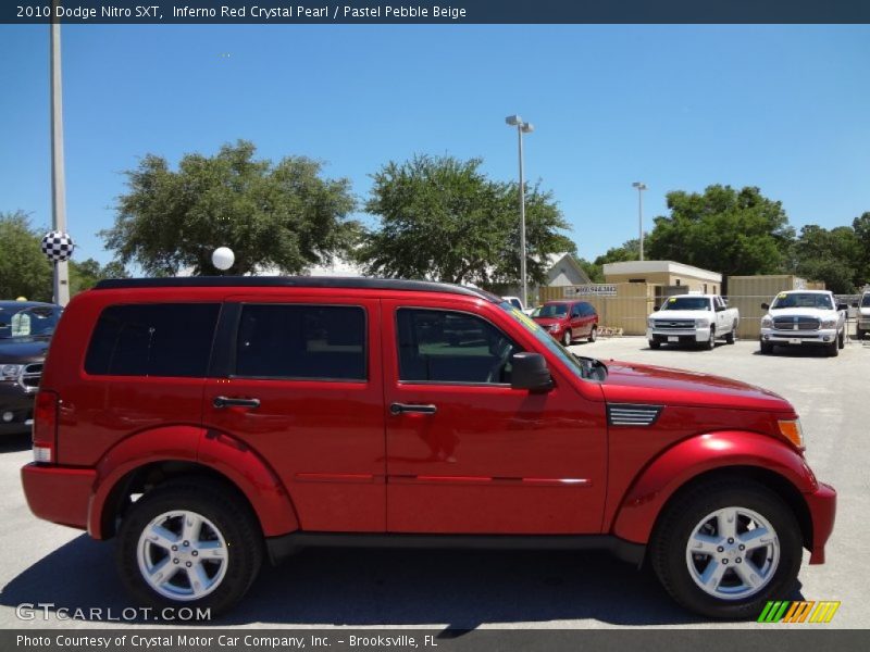 Inferno Red Crystal Pearl / Pastel Pebble Beige 2010 Dodge Nitro SXT