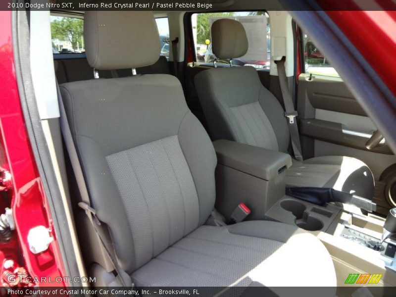 Inferno Red Crystal Pearl / Pastel Pebble Beige 2010 Dodge Nitro SXT