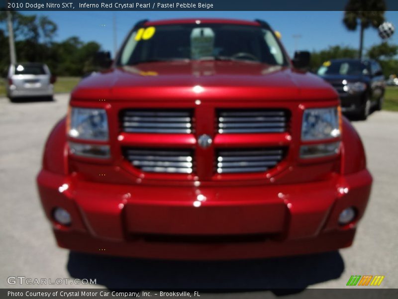 Inferno Red Crystal Pearl / Pastel Pebble Beige 2010 Dodge Nitro SXT