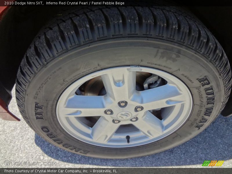 Inferno Red Crystal Pearl / Pastel Pebble Beige 2010 Dodge Nitro SXT