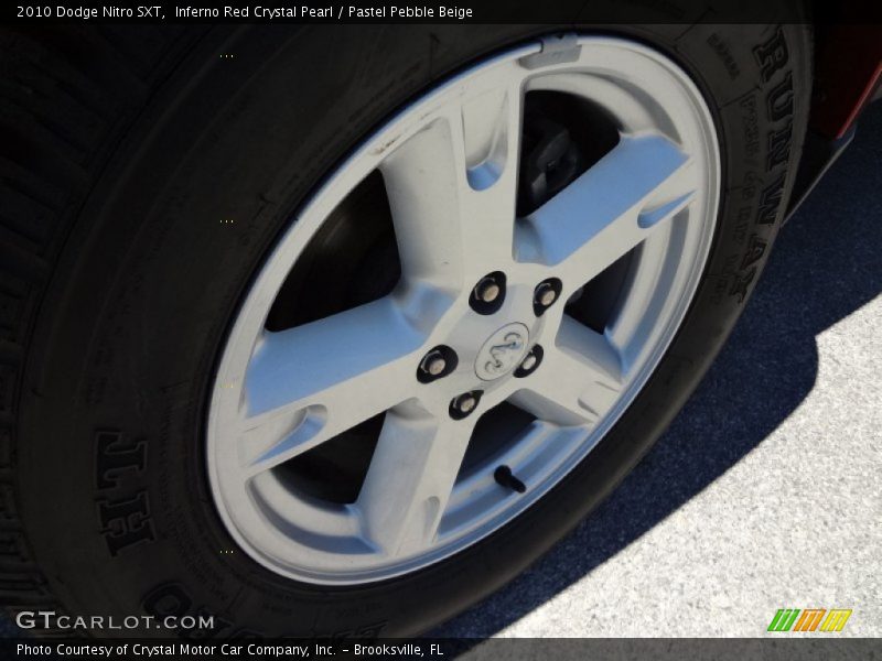 Inferno Red Crystal Pearl / Pastel Pebble Beige 2010 Dodge Nitro SXT