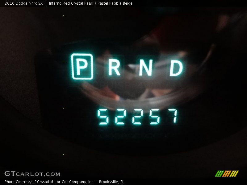 Inferno Red Crystal Pearl / Pastel Pebble Beige 2010 Dodge Nitro SXT