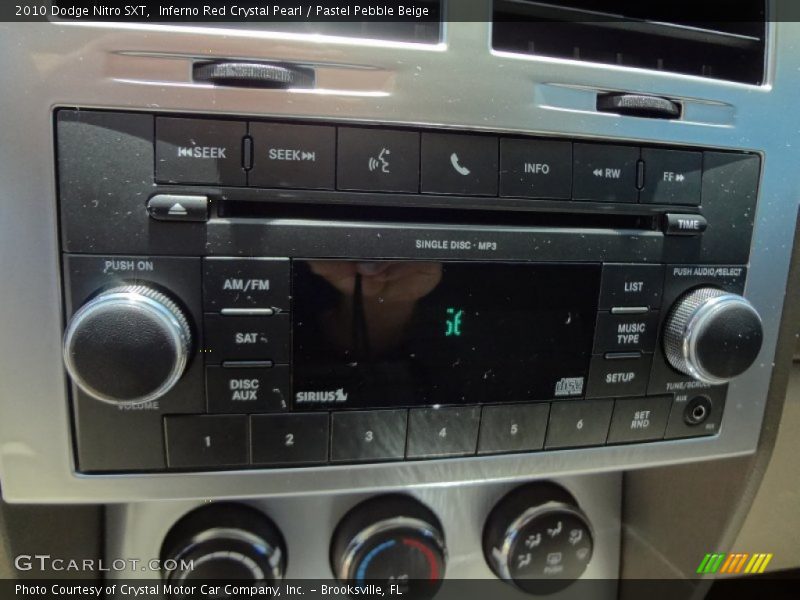 Inferno Red Crystal Pearl / Pastel Pebble Beige 2010 Dodge Nitro SXT