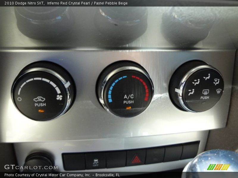 Inferno Red Crystal Pearl / Pastel Pebble Beige 2010 Dodge Nitro SXT