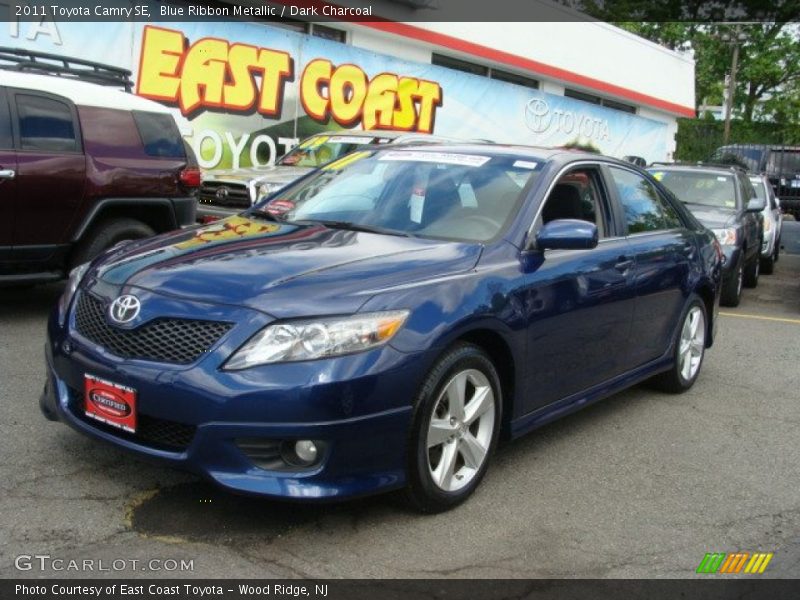 Blue Ribbon Metallic / Dark Charcoal 2011 Toyota Camry SE