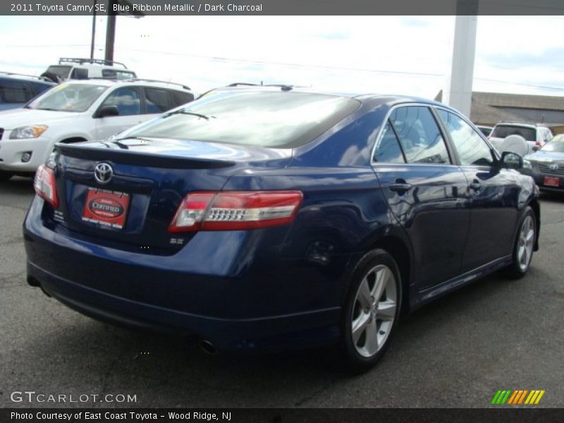 Blue Ribbon Metallic / Dark Charcoal 2011 Toyota Camry SE