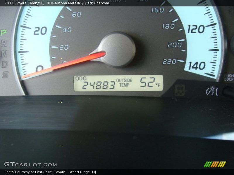 Blue Ribbon Metallic / Dark Charcoal 2011 Toyota Camry SE