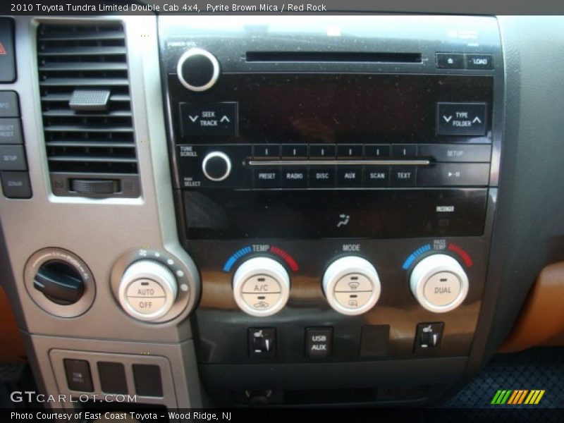 Pyrite Brown Mica / Red Rock 2010 Toyota Tundra Limited Double Cab 4x4