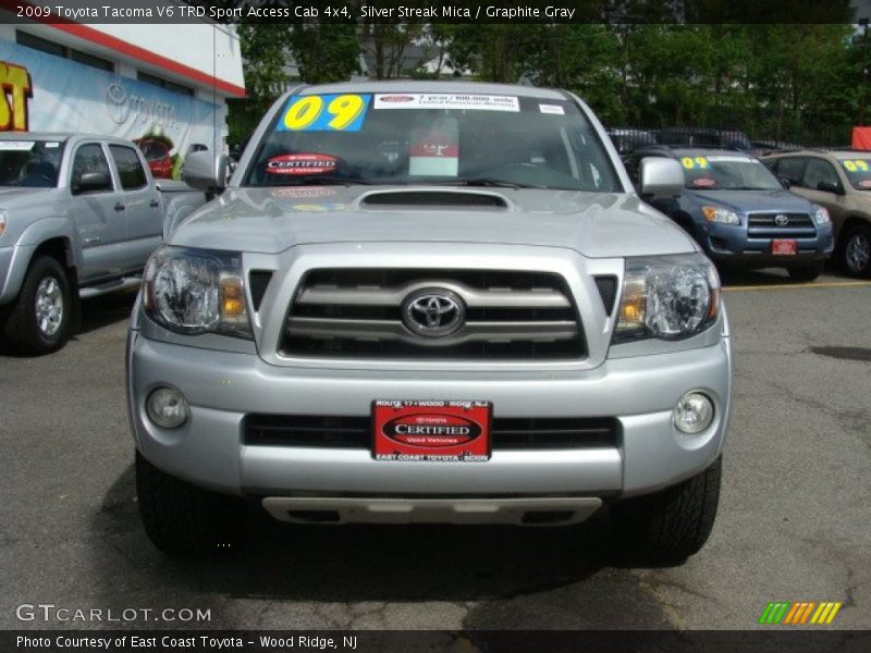 Silver Streak Mica / Graphite Gray 2009 Toyota Tacoma V6 TRD Sport Access Cab 4x4