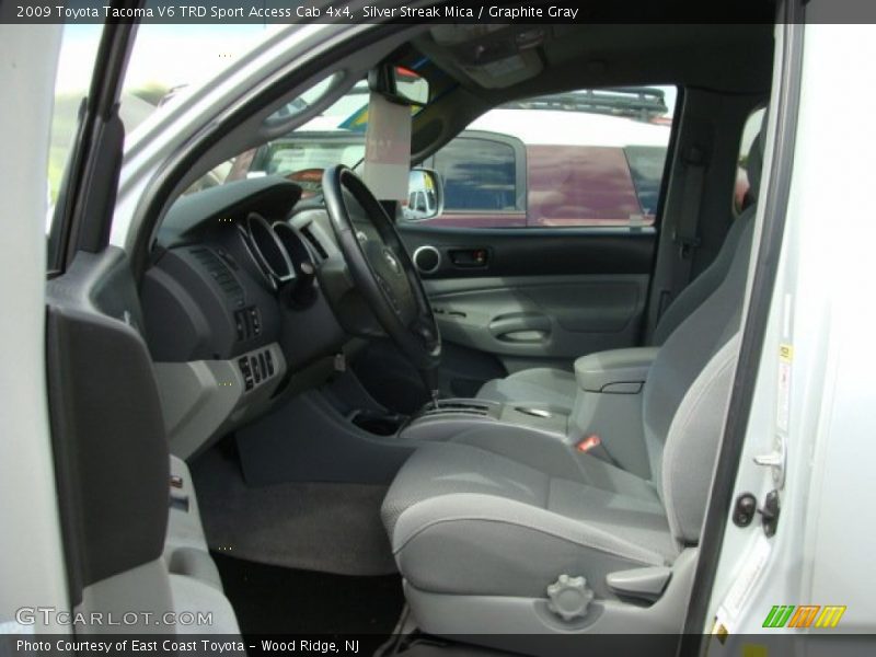 Silver Streak Mica / Graphite Gray 2009 Toyota Tacoma V6 TRD Sport Access Cab 4x4
