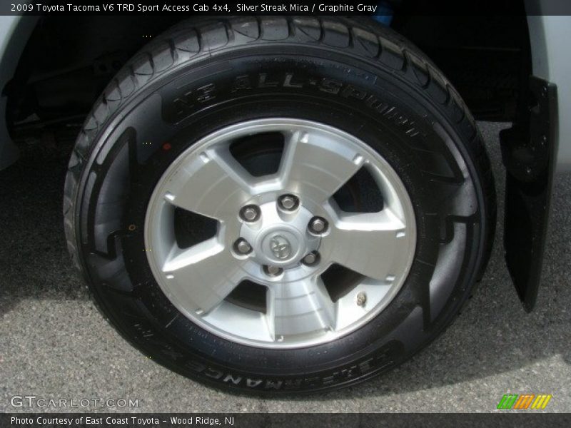 Silver Streak Mica / Graphite Gray 2009 Toyota Tacoma V6 TRD Sport Access Cab 4x4