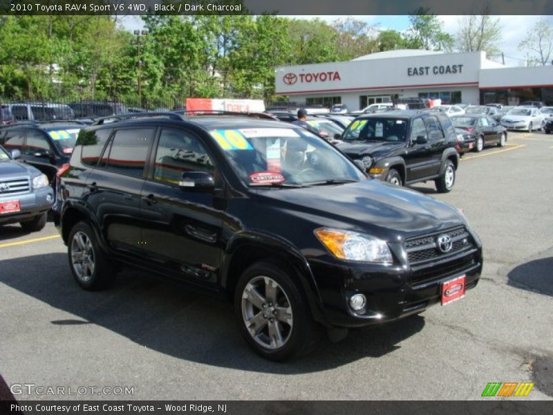 Black / Dark Charcoal 2010 Toyota RAV4 Sport V6 4WD