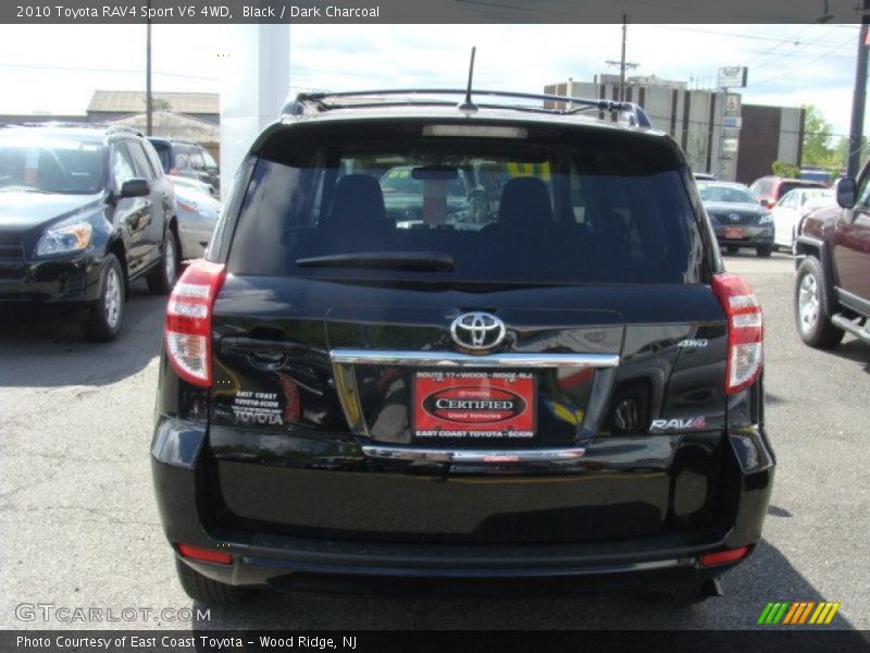 Black / Dark Charcoal 2010 Toyota RAV4 Sport V6 4WD