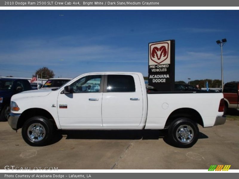 Bright White / Dark Slate/Medium Graystone 2010 Dodge Ram 2500 SLT Crew Cab 4x4