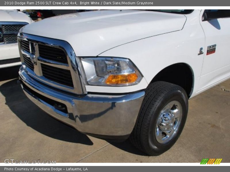 Bright White / Dark Slate/Medium Graystone 2010 Dodge Ram 2500 SLT Crew Cab 4x4