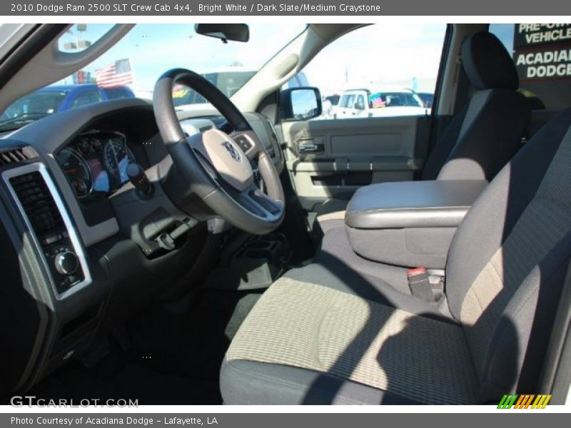 Bright White / Dark Slate/Medium Graystone 2010 Dodge Ram 2500 SLT Crew Cab 4x4