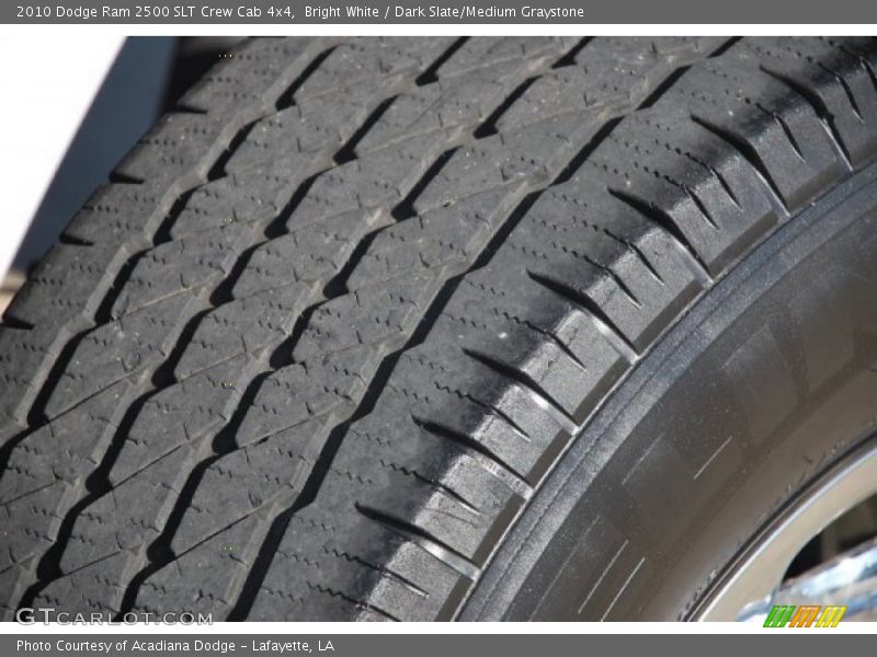 Bright White / Dark Slate/Medium Graystone 2010 Dodge Ram 2500 SLT Crew Cab 4x4