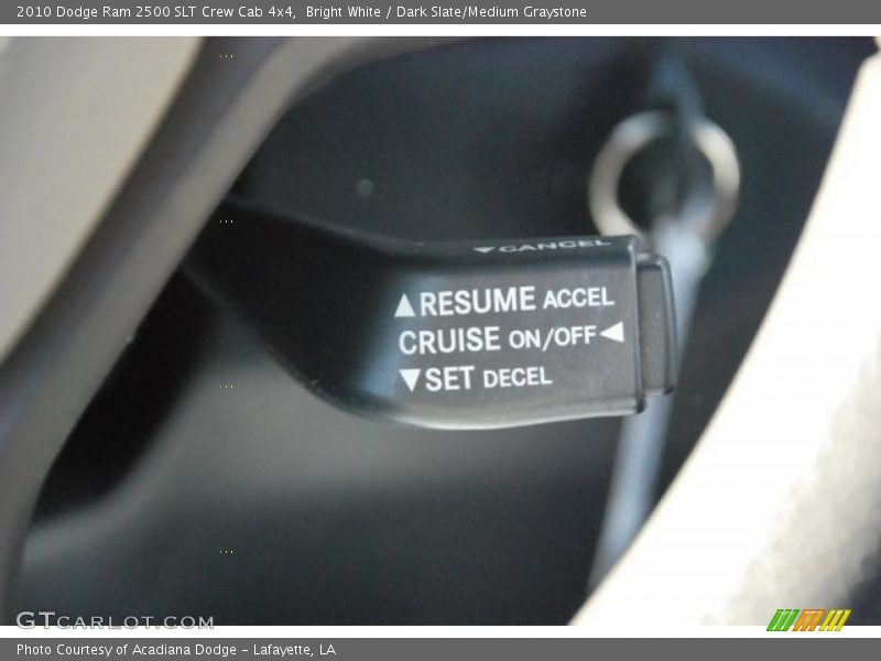 Bright White / Dark Slate/Medium Graystone 2010 Dodge Ram 2500 SLT Crew Cab 4x4