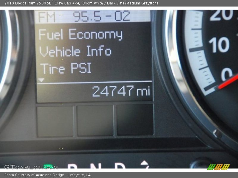 Bright White / Dark Slate/Medium Graystone 2010 Dodge Ram 2500 SLT Crew Cab 4x4