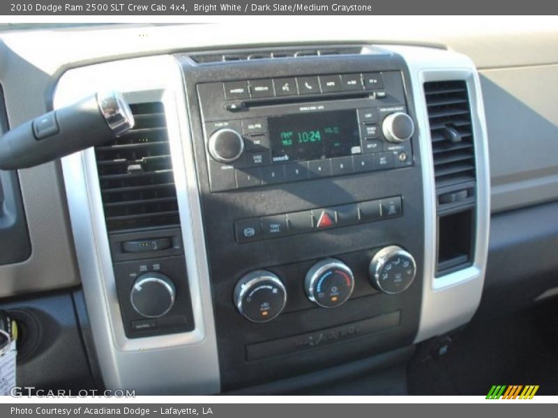 Bright White / Dark Slate/Medium Graystone 2010 Dodge Ram 2500 SLT Crew Cab 4x4