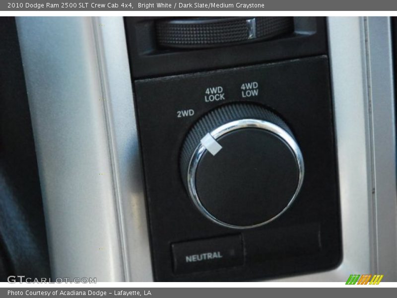 Bright White / Dark Slate/Medium Graystone 2010 Dodge Ram 2500 SLT Crew Cab 4x4