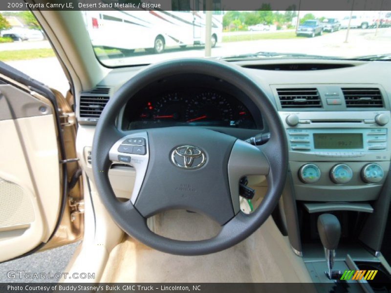 Desert Sand Metallic / Bisque 2009 Toyota Camry LE