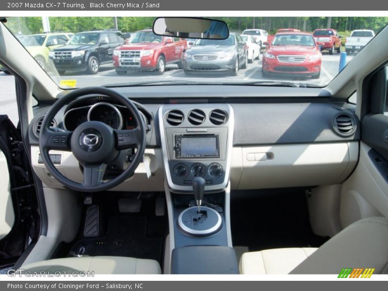 Black Cherry Mica / Sand 2007 Mazda CX-7 Touring