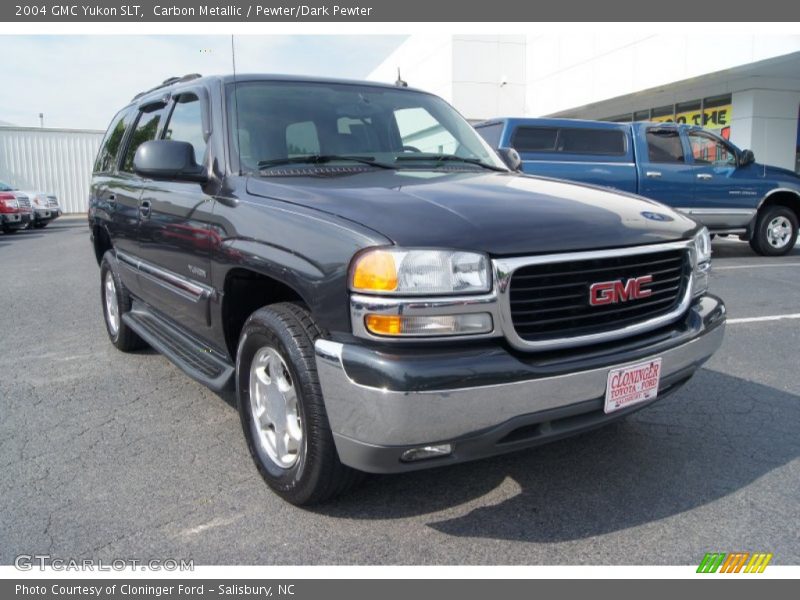 Carbon Metallic / Pewter/Dark Pewter 2004 GMC Yukon SLT