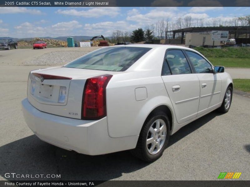 White Diamond / Light Neutral 2005 Cadillac CTS Sedan