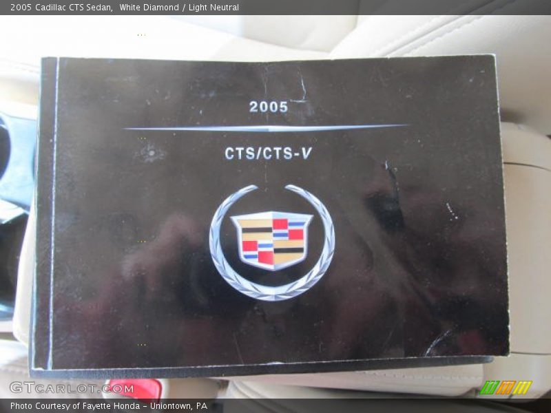 White Diamond / Light Neutral 2005 Cadillac CTS Sedan