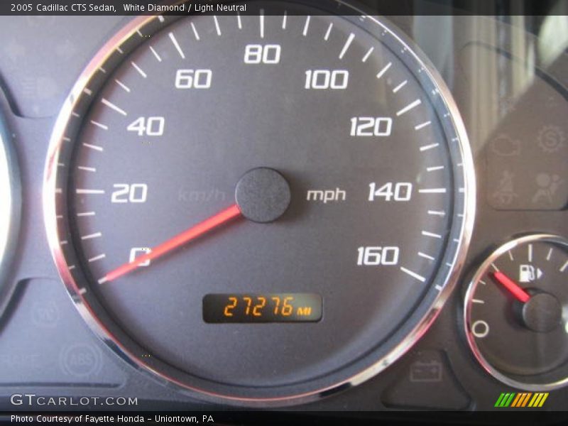 White Diamond / Light Neutral 2005 Cadillac CTS Sedan