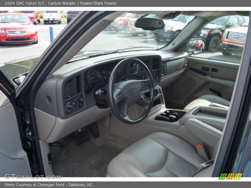 Carbon Metallic / Pewter/Dark Pewter 2004 GMC Yukon SLT