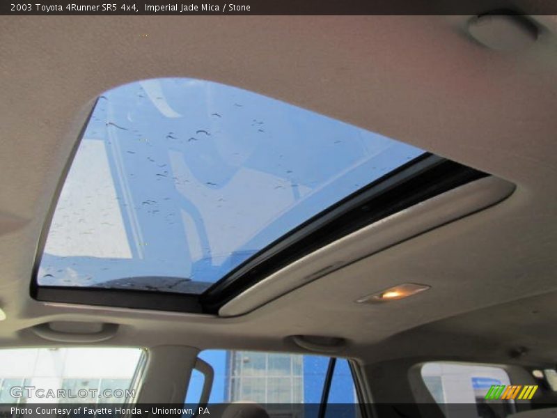 Imperial Jade Mica / Stone 2003 Toyota 4Runner SR5 4x4