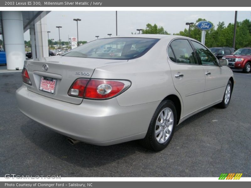 Millennium Silver Metallic / Ivory 2003 Lexus ES 300
