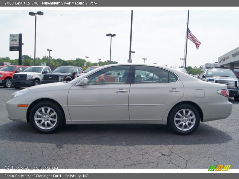 Millennium Silver Metallic / Ivory 2003 Lexus ES 300