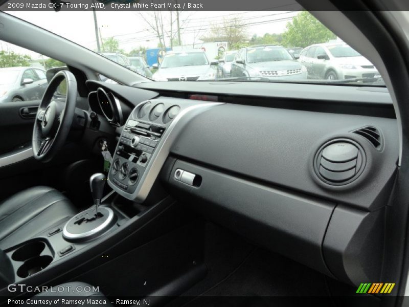 Crystal White Pearl Mica / Black 2009 Mazda CX-7 Touring AWD