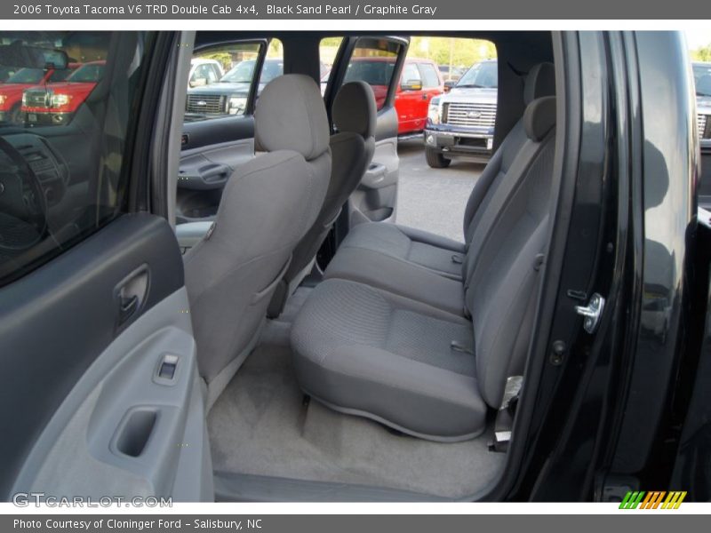 Black Sand Pearl / Graphite Gray 2006 Toyota Tacoma V6 TRD Double Cab 4x4