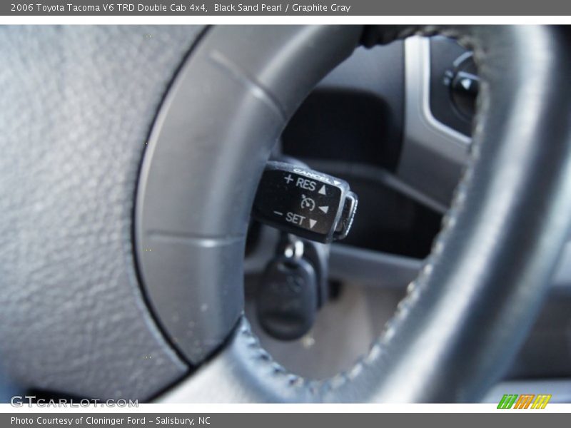 Black Sand Pearl / Graphite Gray 2006 Toyota Tacoma V6 TRD Double Cab 4x4