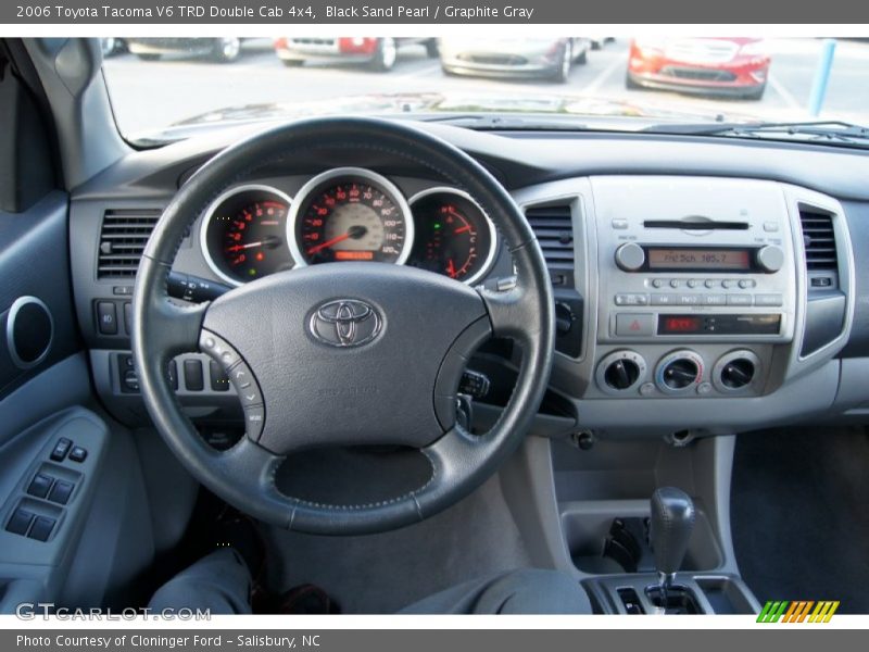 Black Sand Pearl / Graphite Gray 2006 Toyota Tacoma V6 TRD Double Cab 4x4