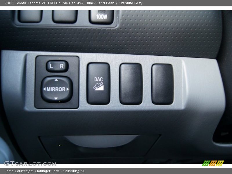 Black Sand Pearl / Graphite Gray 2006 Toyota Tacoma V6 TRD Double Cab 4x4