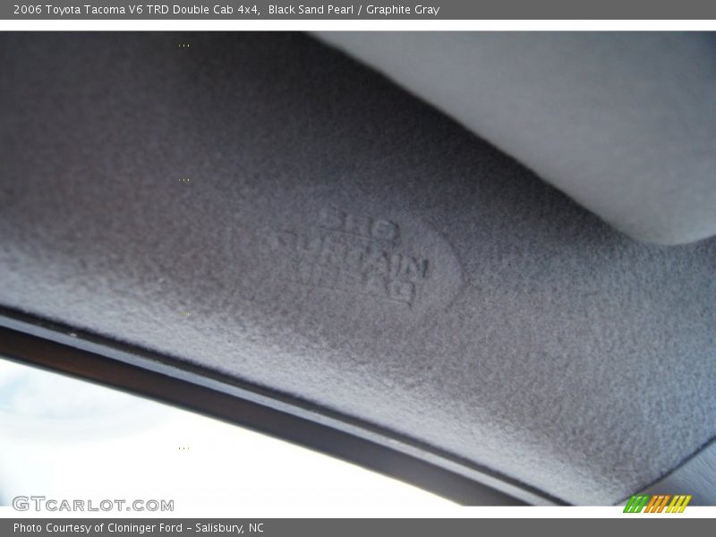Black Sand Pearl / Graphite Gray 2006 Toyota Tacoma V6 TRD Double Cab 4x4