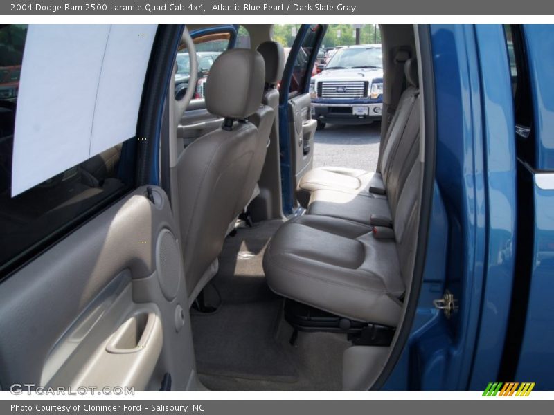 Atlantic Blue Pearl / Dark Slate Gray 2004 Dodge Ram 2500 Laramie Quad Cab 4x4