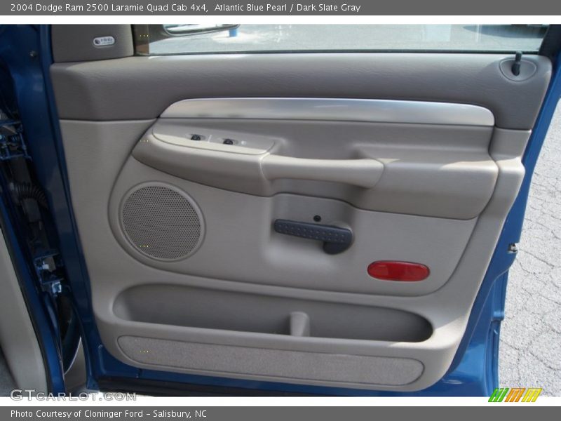 Atlantic Blue Pearl / Dark Slate Gray 2004 Dodge Ram 2500 Laramie Quad Cab 4x4
