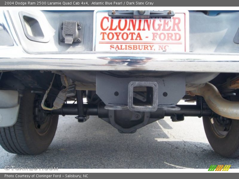 Atlantic Blue Pearl / Dark Slate Gray 2004 Dodge Ram 2500 Laramie Quad Cab 4x4
